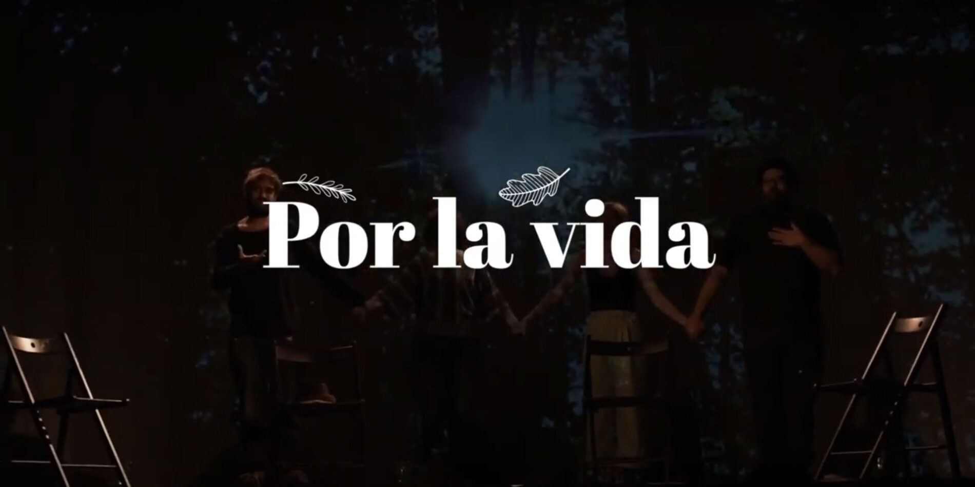 Por La Vida | Comunicación Visual y Videomarketing con el teaser de este recital eco poético y anticapitalista. Por La Vida | Grabación del teaser promocional y diseño de grafismos del espectáculo poético POR LA VIDA.