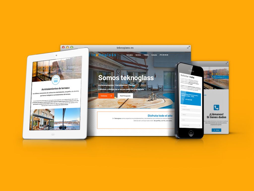 Teknoglass | Diseño de sitio web corporativo de esta empresa de cerramientos abatibles. Teknoglass | Diseño de sitio web corporativo de esta empresa de cerramientos abatibles, realizado por el diseñador web