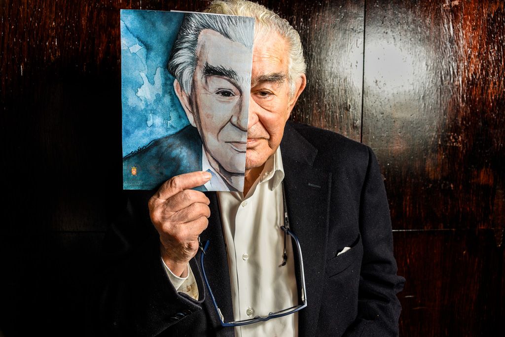 Universidad Complutense Madrid | Fotografía de retrato editorial del poeta Antonio Gamoneda Premio Nacional de Literatura